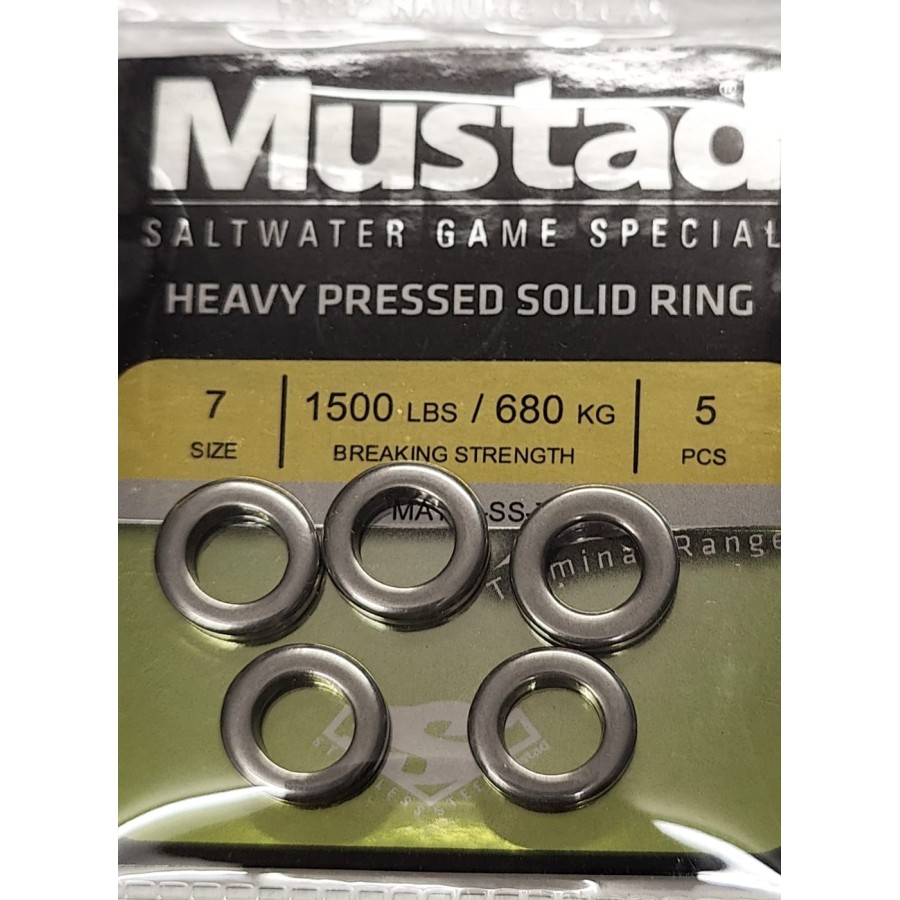 MUSTAD JIGGING SOLID RINGS N.7