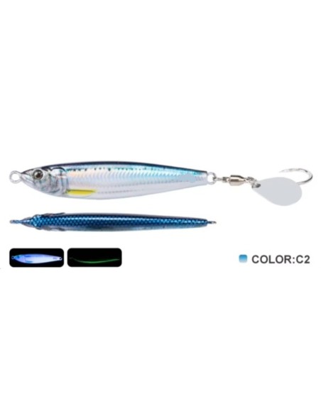 VERTICAL TROLLING SHORE JIG 60GR COL.2 IWASHI