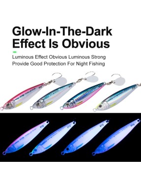 VERTICAL TROLLING SHORE JIG 80GR COL.3 BLUE PINK
