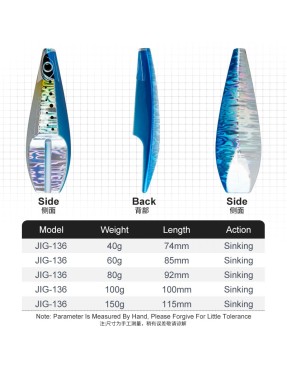 VERTICAL TROLLING INCHIKUS II 150GR PINK