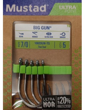 MUSTAD 10829UN-TS BIG GUN 7/0