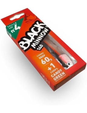 BLACK MINNOW N.4 COMBO DEEP 60G CANDY GREEN