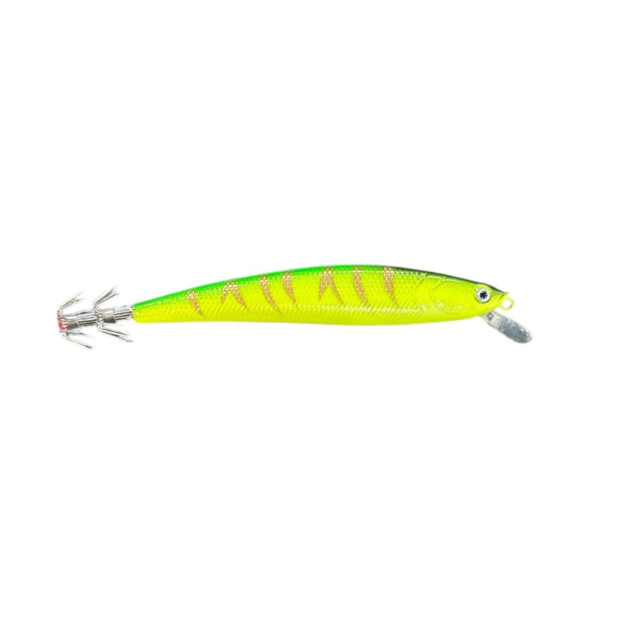 LINEAEFFE SQUID TROLL 11CM GREEN TIGER