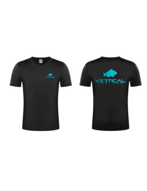 T SHIRT NERA TAGLIA SMALL - VERTICAL TROLLING