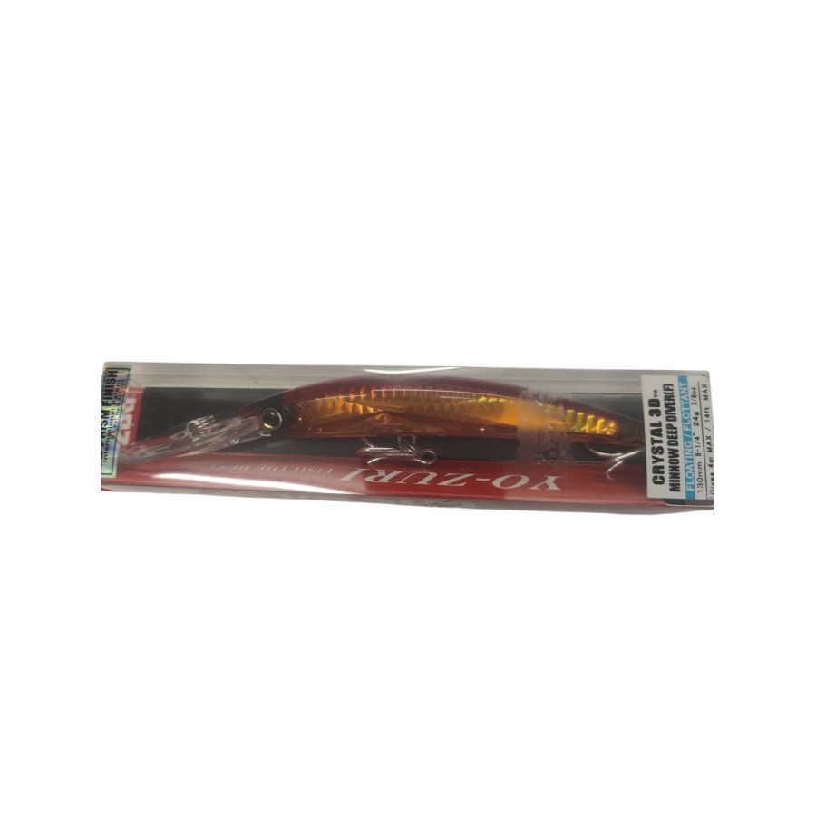 YO ZURI F1153 CRYSTAL MINNOW DEEP DIVER 3D 130MM GHBR
