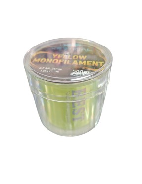 YELLOW MONOFILAMENT VERTICAL TROLLING 500MT 0,30