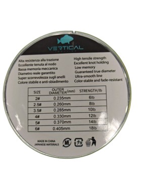 ORANGE MONOFILAMENT VERTICAL TROLLING 500MT 0,30