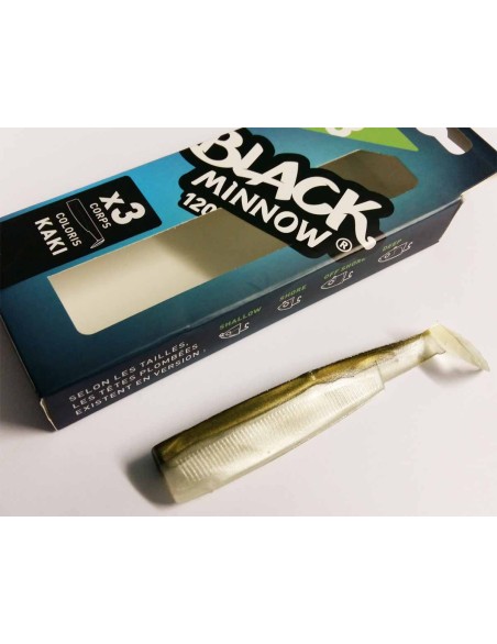NOIR MINNOW 120MM KAKI (QUEUE) 3PCS