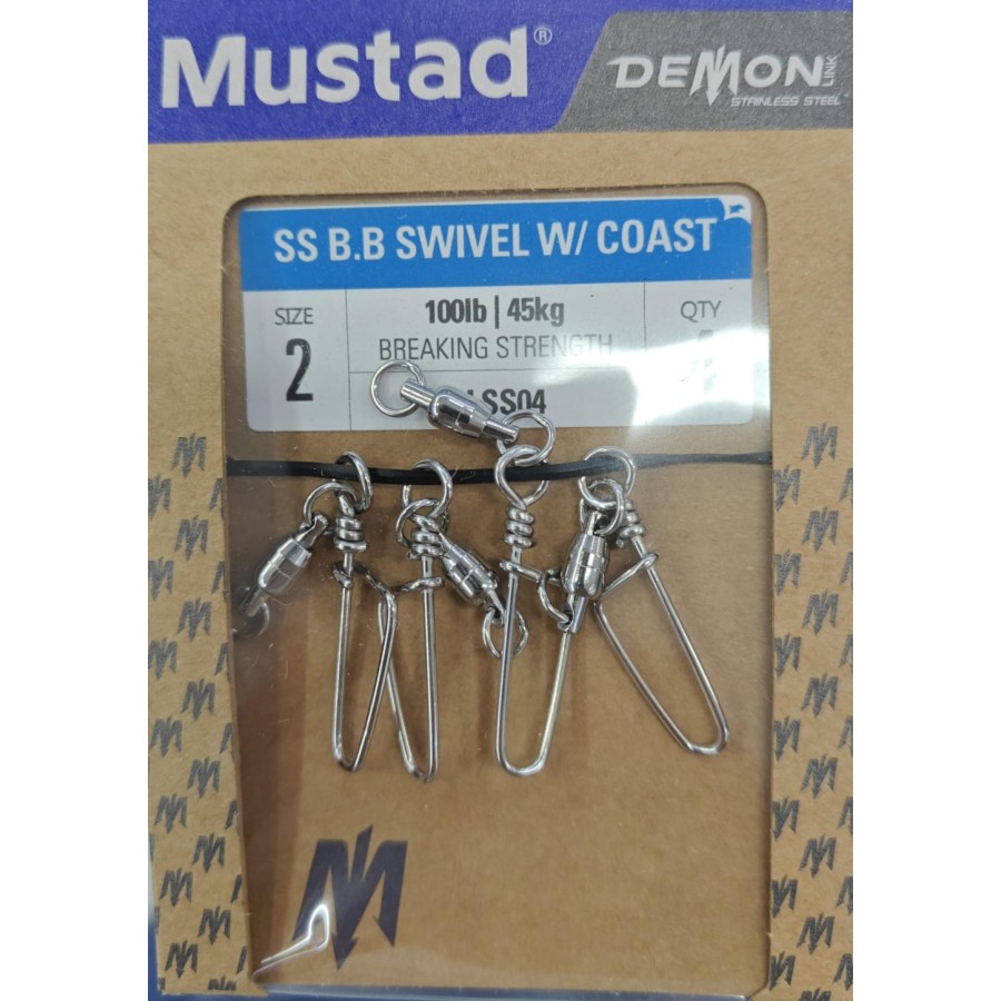 MUSTAD DEMON SS BB W/COASTLOCK N.2 (4PZ)