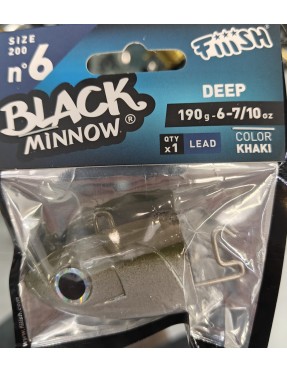 BLACK MINNOW N.6 DEEP KHAKI 190GR (TESTA)