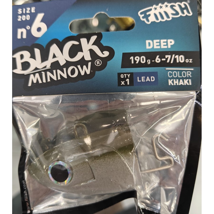 BLACK MINNOW N.6 DEEP KHAKI 190GR (TESTA)