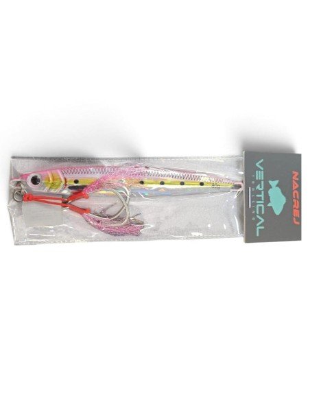 VERTICAL TROLLING NACRE JIGGING 80GR COL.1 PINK