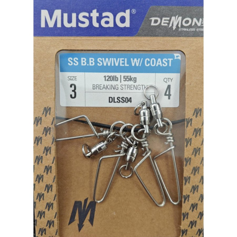 MUSTAD DEMON SS BB W/COASTLOCK N.3 (4PZ)
