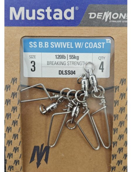 MUSTAD DEMON SS BB W/COASTLOCK N.3 (4PZ)