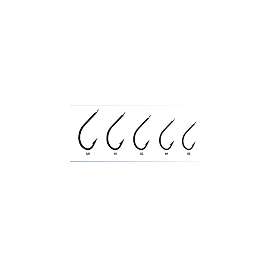 FISHING HOOKS AKURA SERIE 250BR N.2