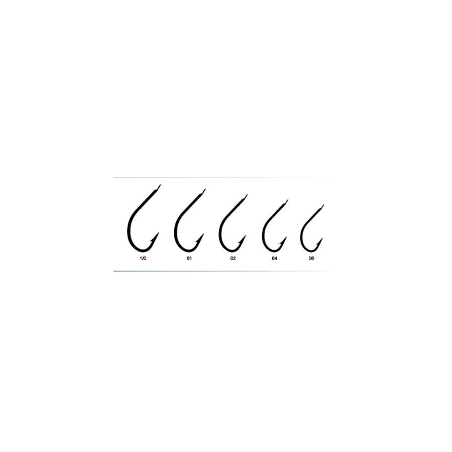 FISHING HOOKS AKURA SERIE 250BR N.4