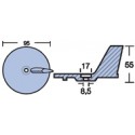 FIN ANODE YAMAHA/MARINER 10/50