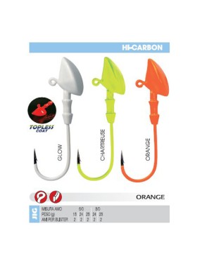 GAMAKATSU JIG HEAD 8/0 GLOW 24G