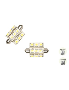 LAMPADINA SILURO 9 LED (Luce Calda)