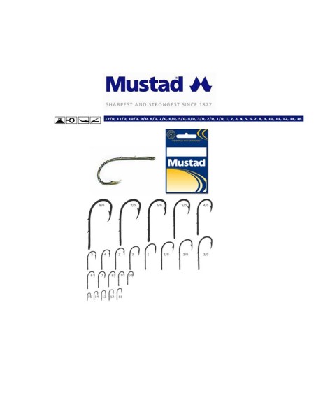 MUSTAD 92247 N.9 (50PIEZAS)
