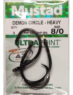MUSTAD DEMON CIRCLE 39950 NP BN N.8/0