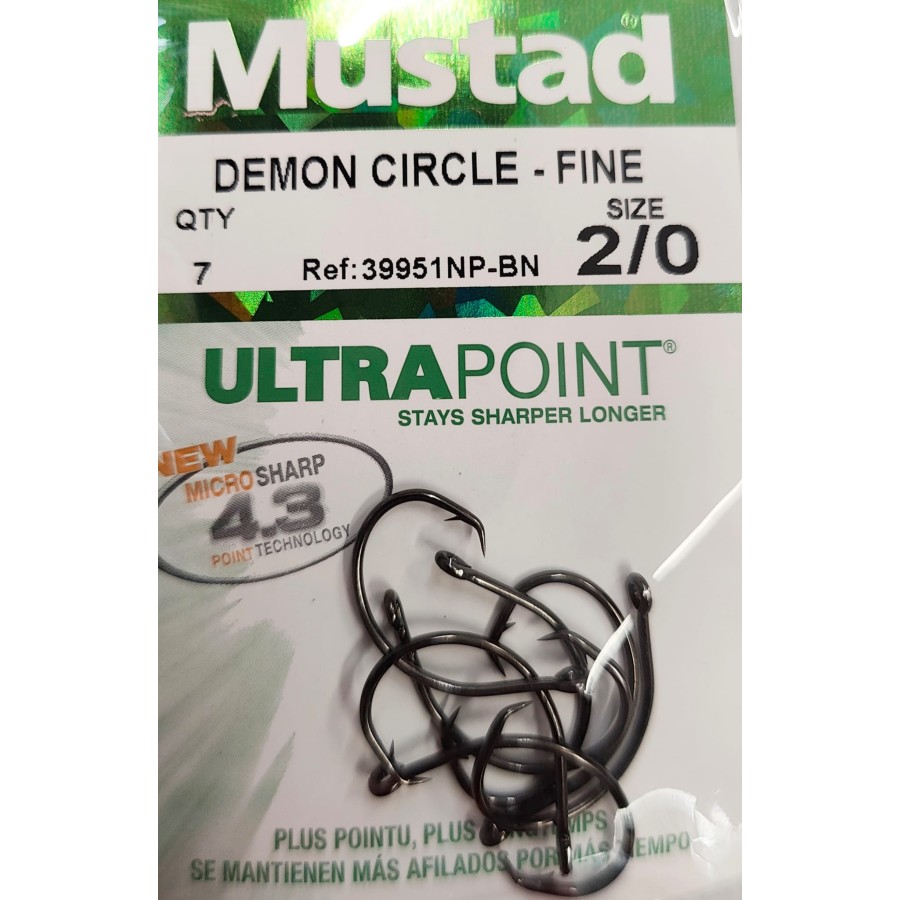 MUSTAD SERIE 39951 NP BN N.2/0