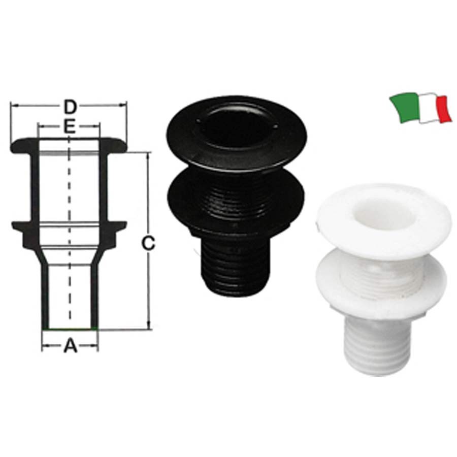 SCARICO A MARE BIANCO 40x90