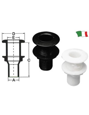 SCARICO A MARE BIANCO 76x100