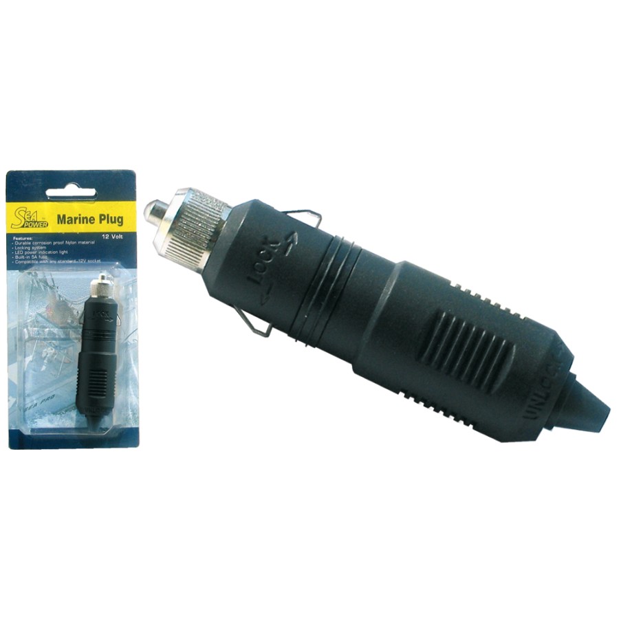 CIGARETTE LIGHTER PLUG WITH LED