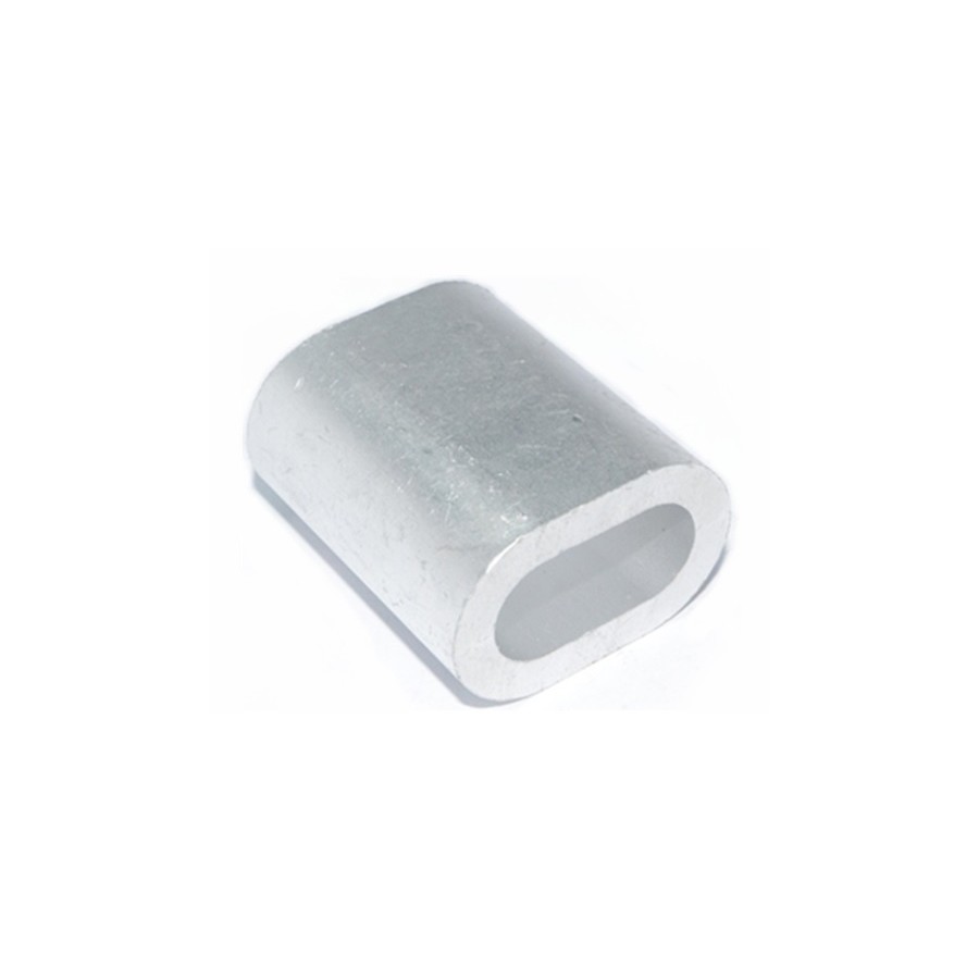 MANICOTTI OVALI ALLUMINIO 8MM D.I. 1,2MM