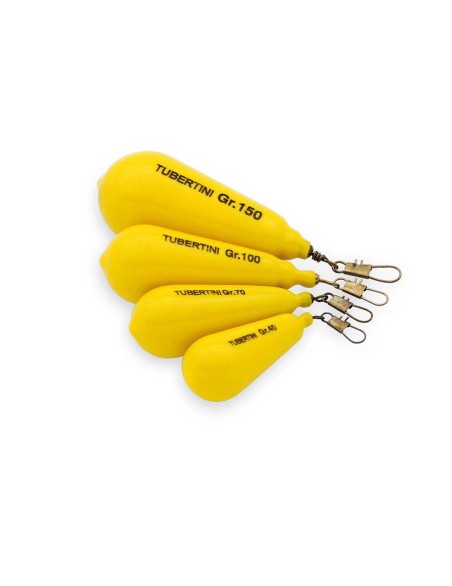 PIOMBO PERA 180G PLASTIFICATO GIALLO (2PZ)