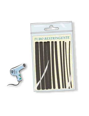 TUBO RESTRINGENTE NERO MIS.4,8MM