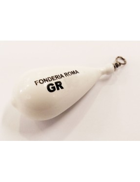 PLASTICIZED PEAR LEAD WITH SWIVEL WHITE GR 50