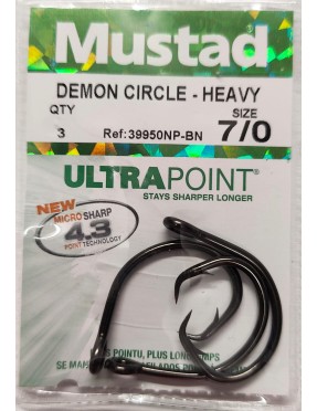 MUSTAD DEMON CIRCLE 39950 NP BN N.7/0
